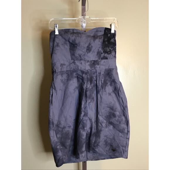 Roxy Women Tie-Dye Strapless Mini Dress Sz. 9 EUC  Festival Sexy Bohemian Trendy - Picture 3 of 13